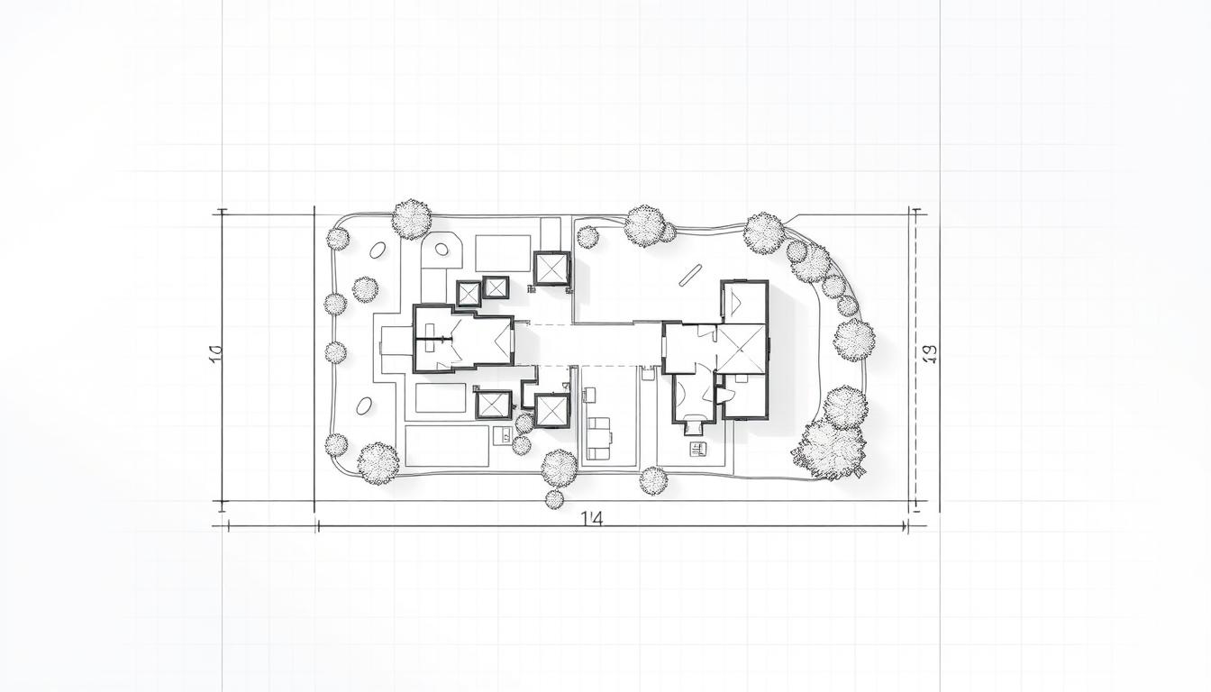 Plan zabudowy lub szkic sytuacyjny